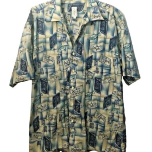 Burma Bibas Other - Vintage Mens Hawaiian Shirt